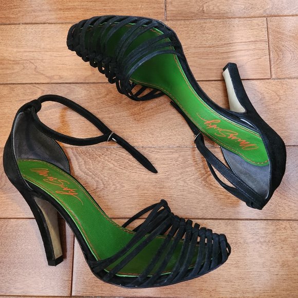 Miss Sixty Harald strappy suede heels EU size 39 - Picture 2 of 8